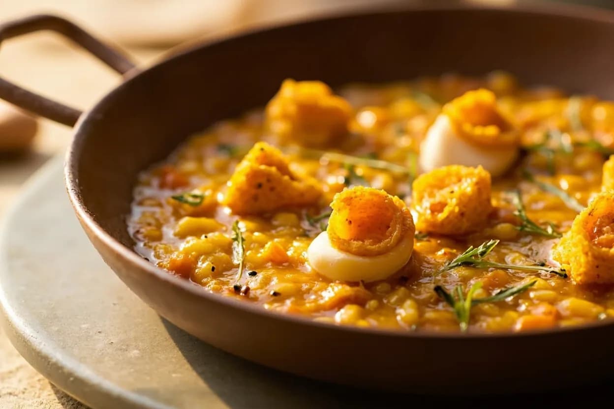 Saffron Blooming Temperature in practice — Paella valenciana. Some cooks steep saffron overnight in cold water, citing gentler extraction and no volatile loss.