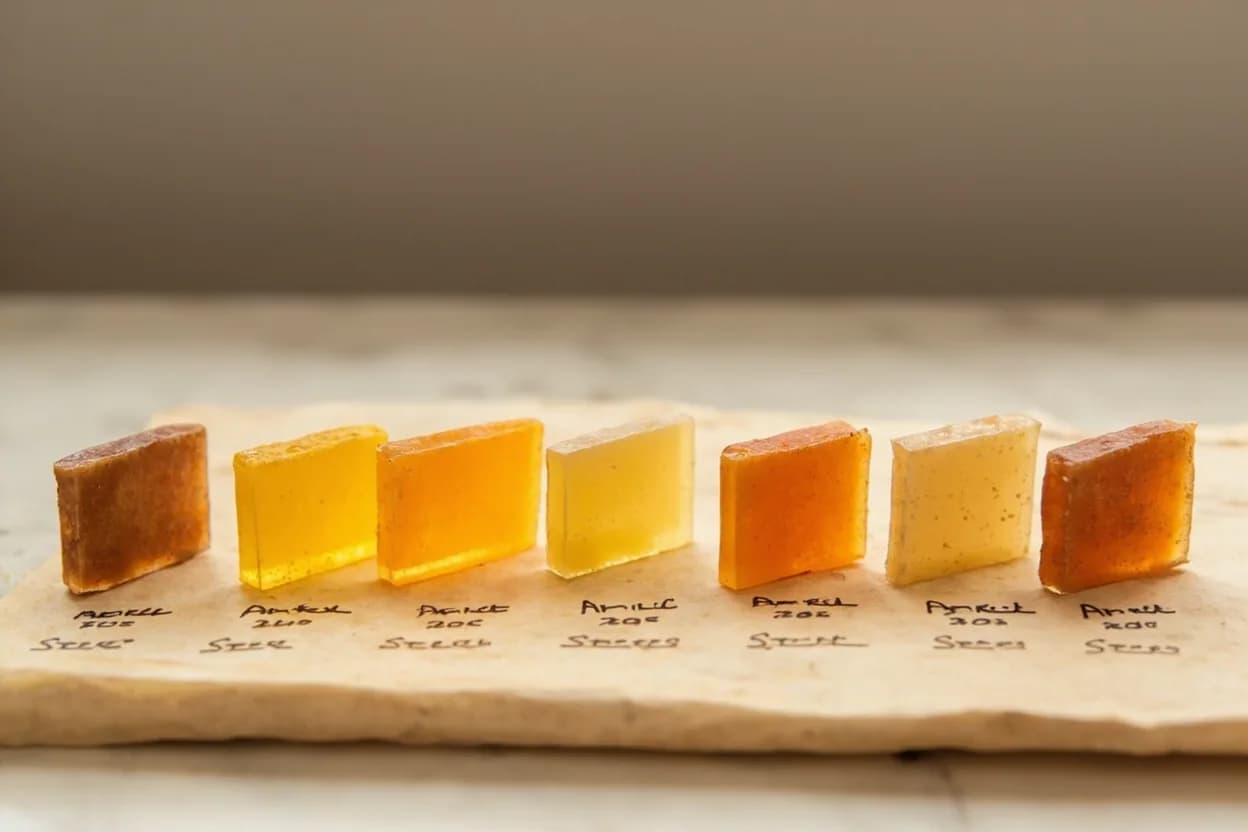 Sugar Syrup Density for Pastry (Brix) in context — the stages just below and above, side-by-side. Brix (°Bx) is a dimensionless unit equal to grams of sucrose per 100 g of solution, measured by how much a sugar solution bends (refracts) light. Target reference Not temperature-based; targets vary by application (16–70°Bx).