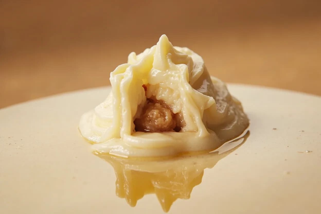 Swiss Meringue Pasteurization Threshold at 71°C / 160°F. Egg whites contain several proteins — ovalbumin (~54%), ovotransferrin (~13%), ovomucoid (~11%), and others — that begin denaturing at different temperatures. Visual cues: The mixture feels hot to the touch — distinctly beyond 'warm' when a clean finger is dipped briefly, Sugar is completely dissolved; rubbing the mixture between fingertips reveals no granularity, The mixture becomes slightly more opaque and viscous than the initial clear, runny state.