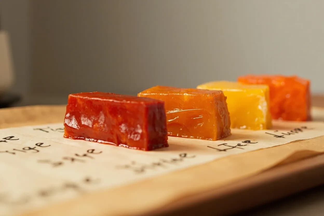 Tomato Sauce Reduction Stage in context — the stages just below and above, side-by-side. A tomato sauce is fully reduced when three visual milestones converge: the color shifts from bright red to a deeper brick-red or burgundy tone, the texture thickens from watery to a sauce that holds … Target reference 100°C / 212°F.