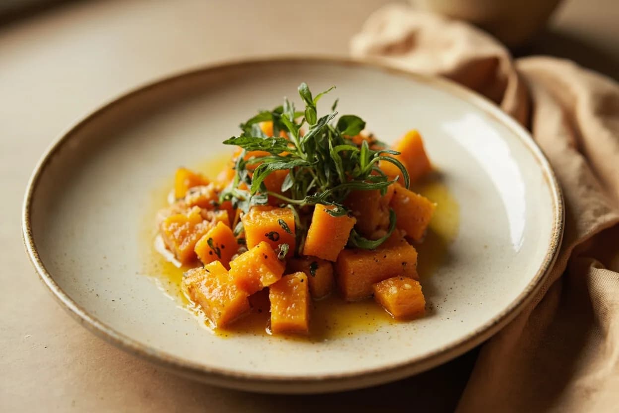 Ají Mirasol in its element — Ají de gallina. Adventurous crossover: Butternut squash — The sweet-starchy depth of roasted butternut meets mirasol's fruity heat on exactly the same tropical-sweet register — a mirasol butter glaze on roasted squash tastes like a Peruvian-inflected autumnal dish without bein….