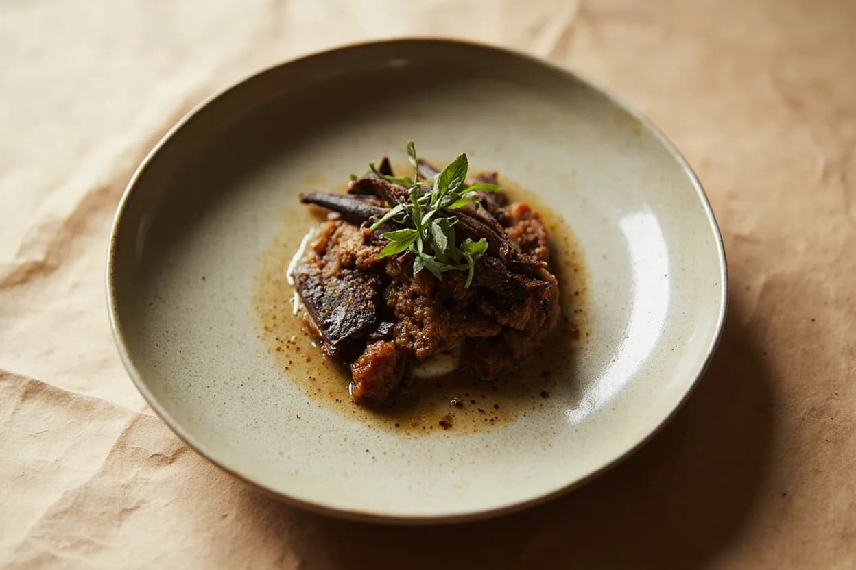 Cassia Bark in its element — Hong shao rou (red-braised pork belly). Adventurous crossover: Dark chocolate (70%+) — Cassia's camphor edge and spicy heat provide a more aggressive backbone than Ceylon cinnamon, amplifying bitterness in mole negro or spiced ganache..
