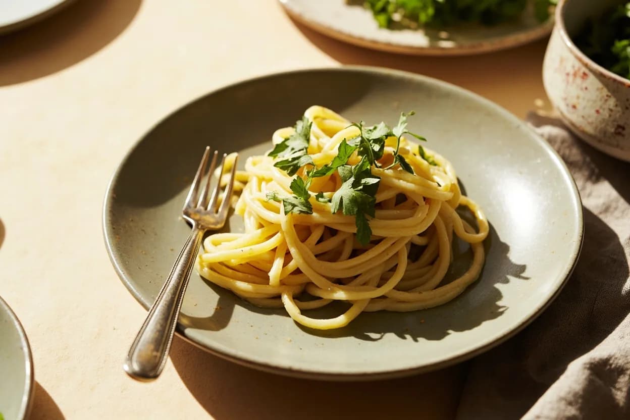 Curry Leaf in its element — South Indian tarka dal. Adventurous crossover: Butter and cream pasta — Curry leaves fried in brown butter create a nutty, citrus-herb sauce that works beautifully over wide pasta — a cross-cultural discovery gaining traction in modern Indian-Italian cooking..