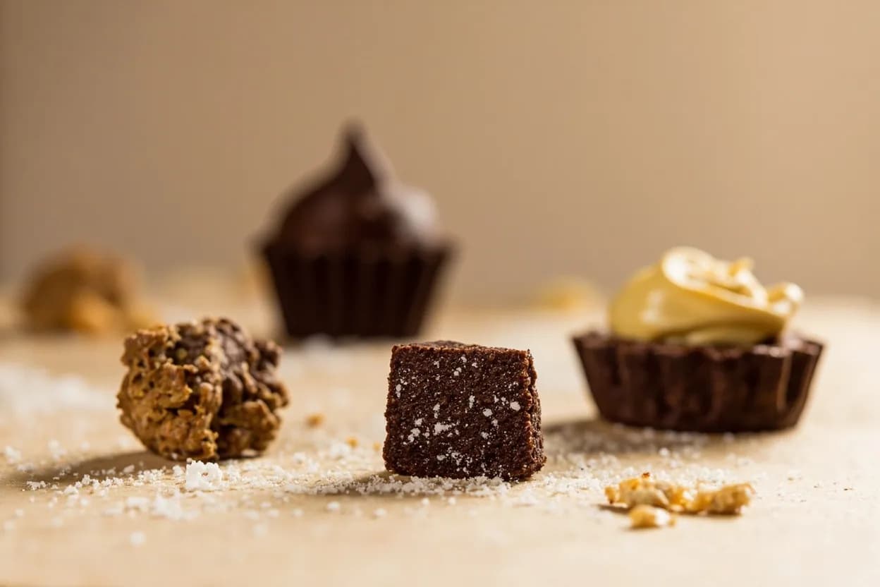 Fleur de Sel paired with Dark chocolate (ganache, truffles, tarts) (French pâtisserie, global) — the canonical affinity made visible. The single most iconic application: a pinch of fleur de sel on dark chocolate amplifies bitterness, heightens perceived sweetness, and introduces a mineral tension that makes the pairing taste more complex than either e…