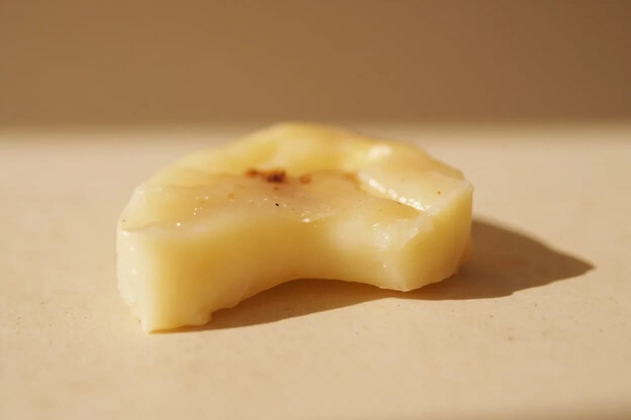 Foie Gras in its natural form. Foie gras is the fattened liver of a duck or goose, produced through a traditional feeding process that causes the liver to enlarge and become suffused with fat. Tasting profile: rich animal fat, buttery umami, faint iron-mineral, sweet cream.