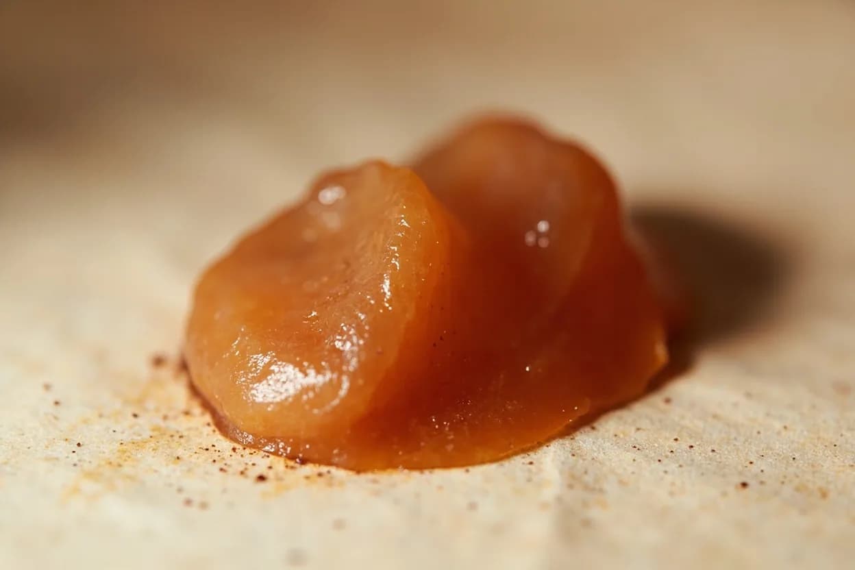 Garum in its natural form. Garum is a fermented liquid condiment produced by salting and fermenting whole fish (or offal, meat, or shellfish) over weeks to months until proteins hydrolyze into a concentrated dark liquor dense … Tasting profile: intense umami (high free glutamate + IMP/GMP nucleotides), briny, oceanic salt, roasted, meaty undertone (Maillard products from long fermentation), faint sweetness from residual amino acids.