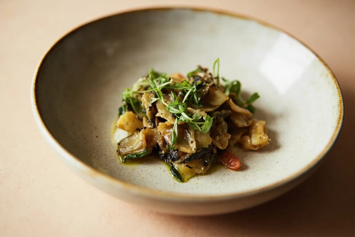 Lovage in its element — Lovage and potato soup (British). Adventurous crossover: oyster and clam — Lovage's sea-parsley character (it is sometimes called 'sea parsley') bridges beautifully with briny shellfish; finely minced in a mignonette or shellfish butter it adds savory depth without sweetness..