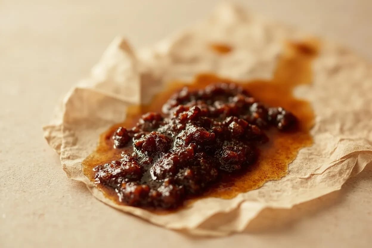 Oyster Sauce in its natural form. Oyster sauce is a dark, viscous Cantonese condiment made by reducing the liquid from cooked oysters with sugar and salt (or, in commercial production, blending oyster extract with caramel color, suga… Tasting profile: deep savory brininess, caramelized sweetness, mild oyster umami, dark-sugar molasses body.