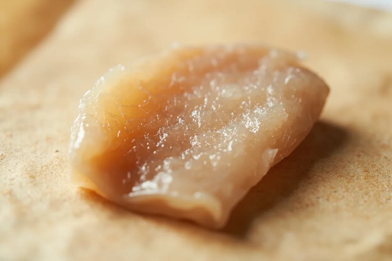 Salted Fish (Ham Yu) in its natural form. Ham yu (鹹魚) is fish — most commonly yellow croaker, pomfret, or threadfin — that has been dry-salted and sun-dried until it takes on a hard, almost jerky-like texture and an intensely concentrated, s… Tasting profile: intensely salty, pungent, fermented funk (trimethylamine compounds), deep umami — glutamates from protein breakdown, oceanic, iodine-tinged brine.