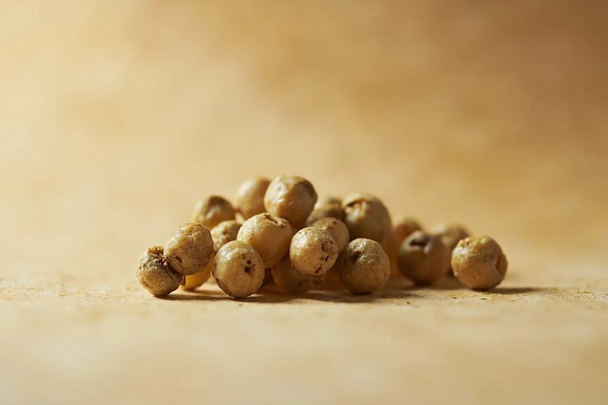Sansho Pepper in its natural form. Sansho is the dried, ground hull of the Japanese prickly ash berry (Zanthoxylum piperitum), closely related to Chinese Sichuan pepper but distinctly different in character. Tasting profile: bright citrus-bergamot aroma (limonene, sabinene), gentle, tingly numbness (hydroxy-alpha-sanshool), herbal, almost minty freshness, light pepper sharpness.