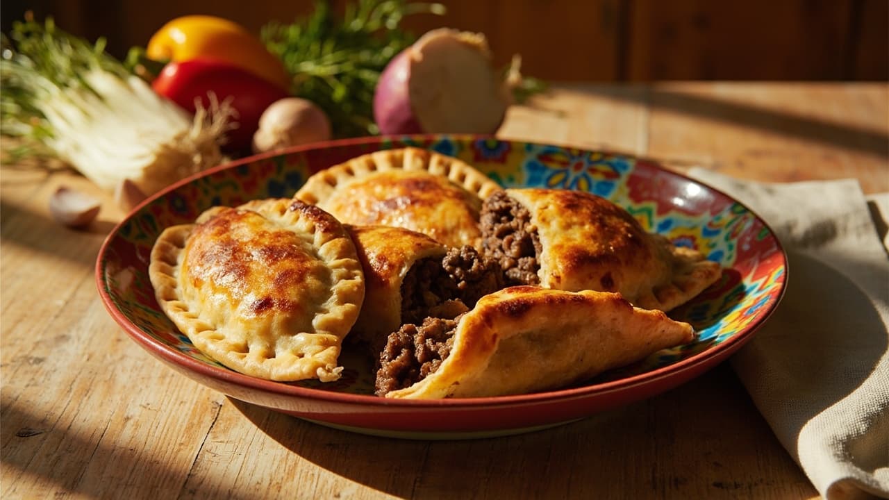 Almond Flour Beef and Black Bean Empanadas with Fennel