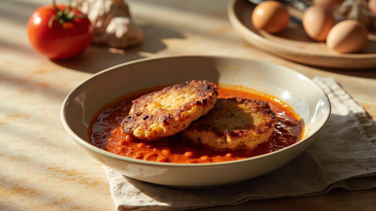 Buckwheat and White Bean Fritters with Paprika and Tomato