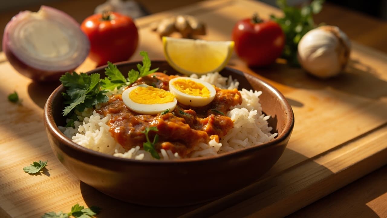 Indian Spiced Egg Curry