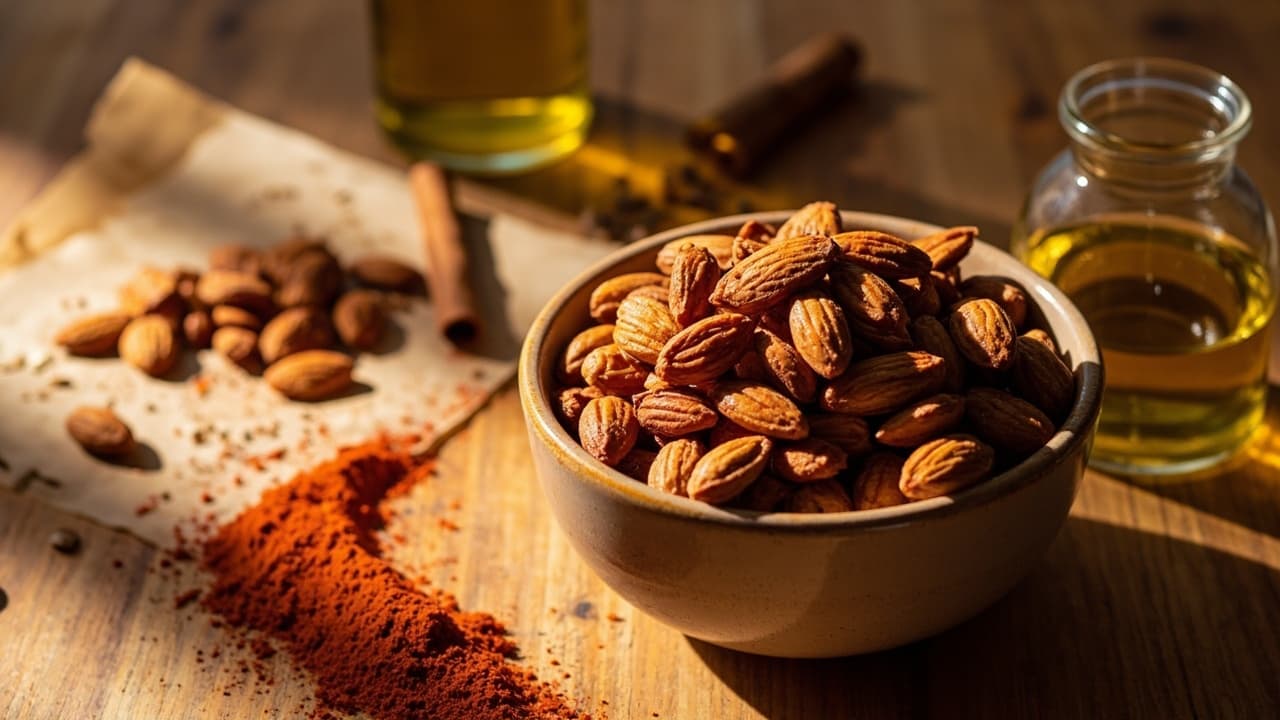 Spiced Toasted Almonds with Smoked Paprika