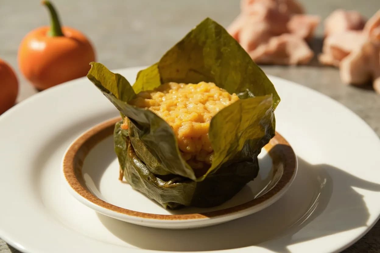 Abobi (Bean and Maize Pudding)