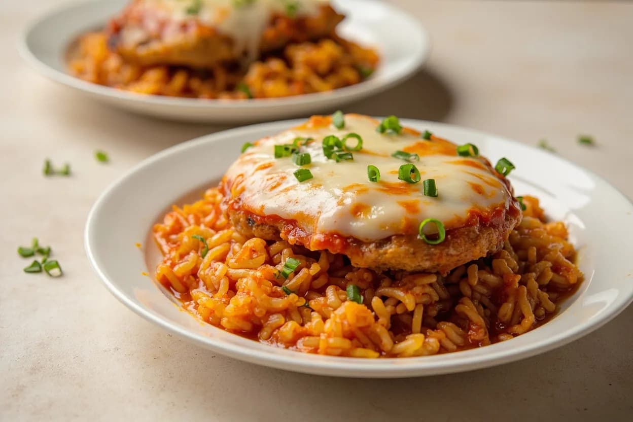 Baked Pork Chop Rice
