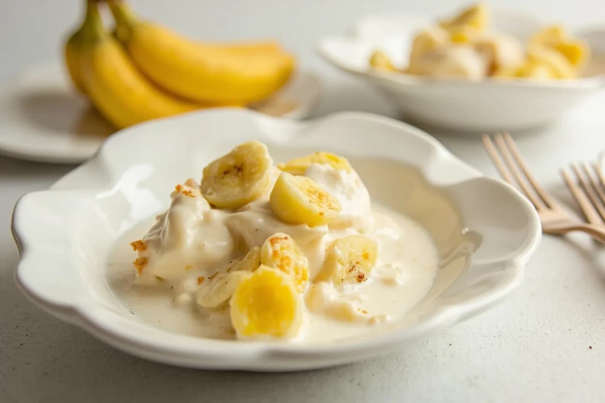 Banana in Coconut Cream