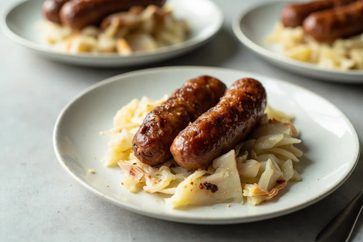 Blutwurst with Sauerkraut