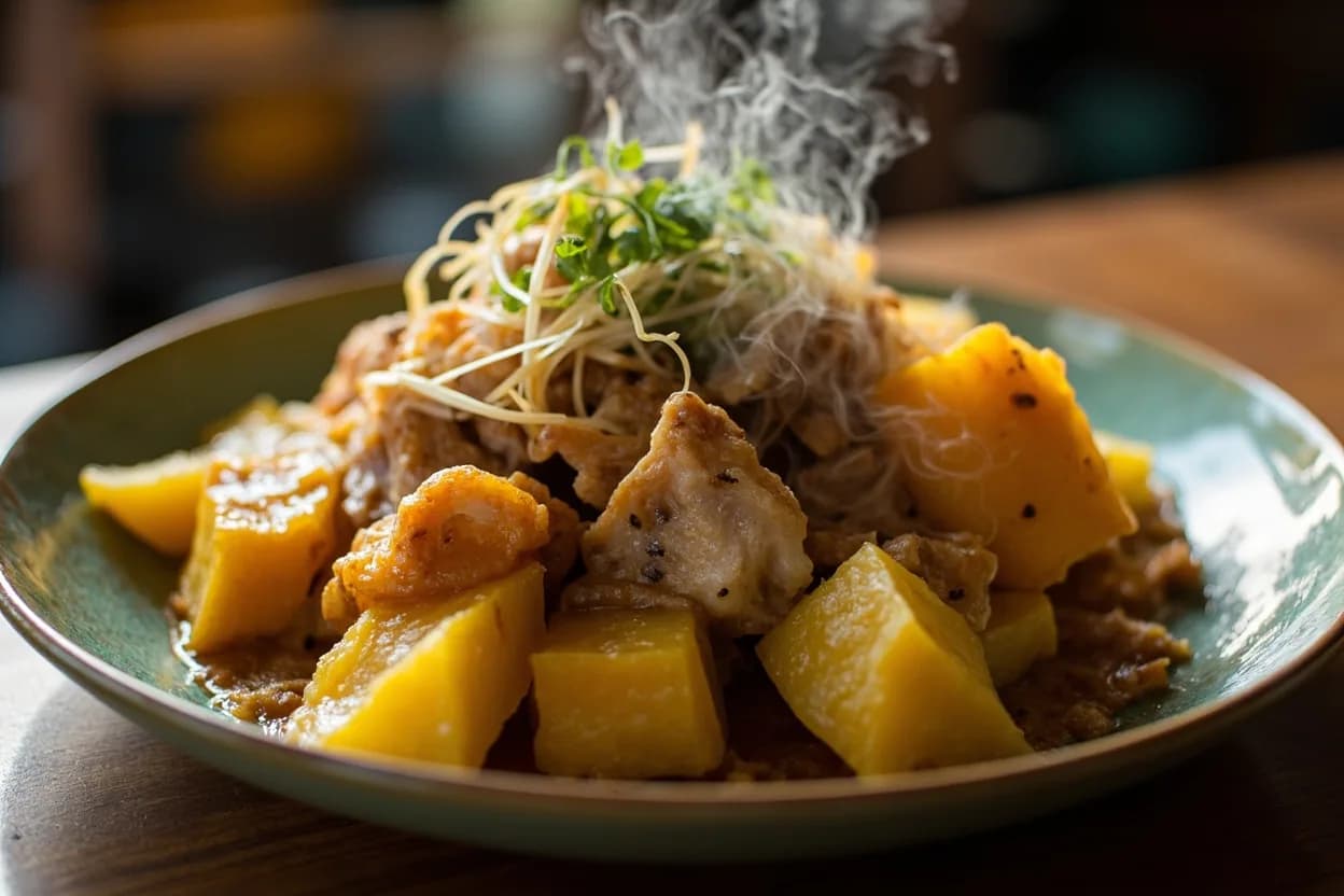 Breadfruit and Saltfish