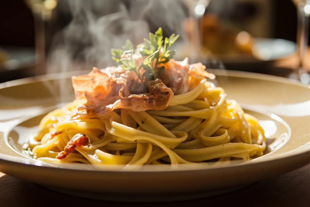 Fettuccine alla Papalina