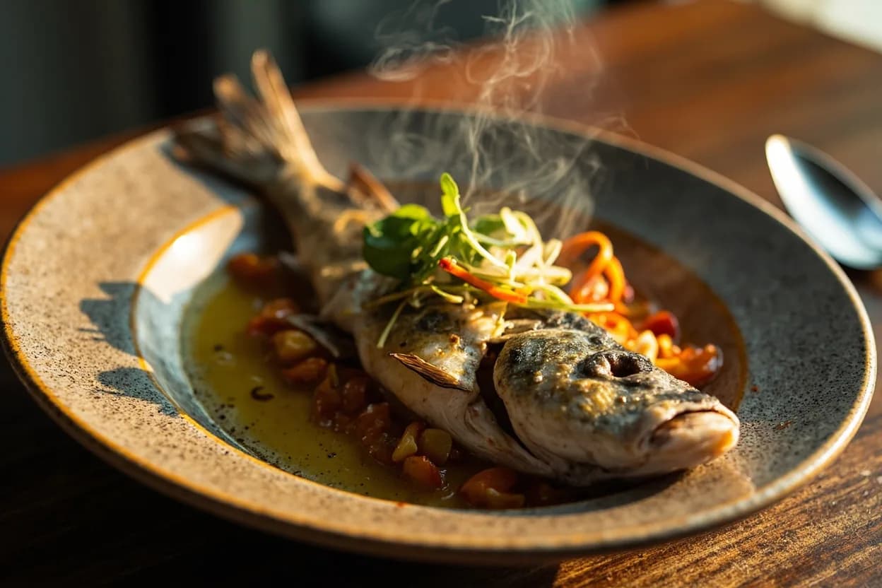 Grilled Sea Bass or Bream