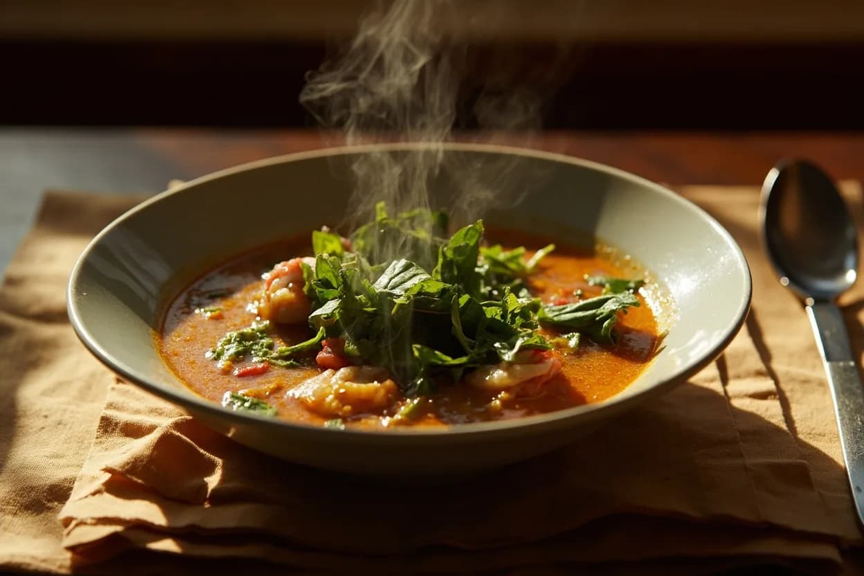 Pepper Soup (Sopa de Pescado / Ndolé Fish Broth)