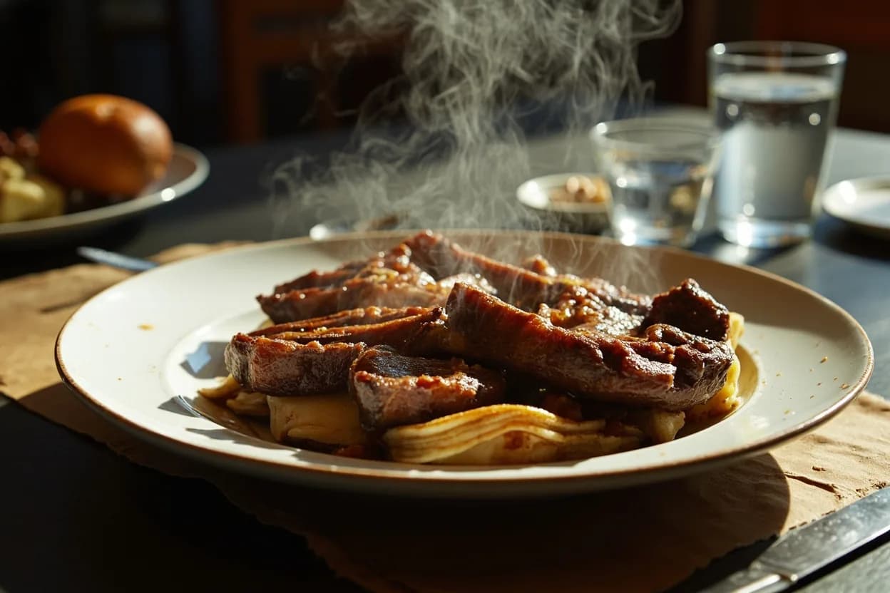 Smoked lamb