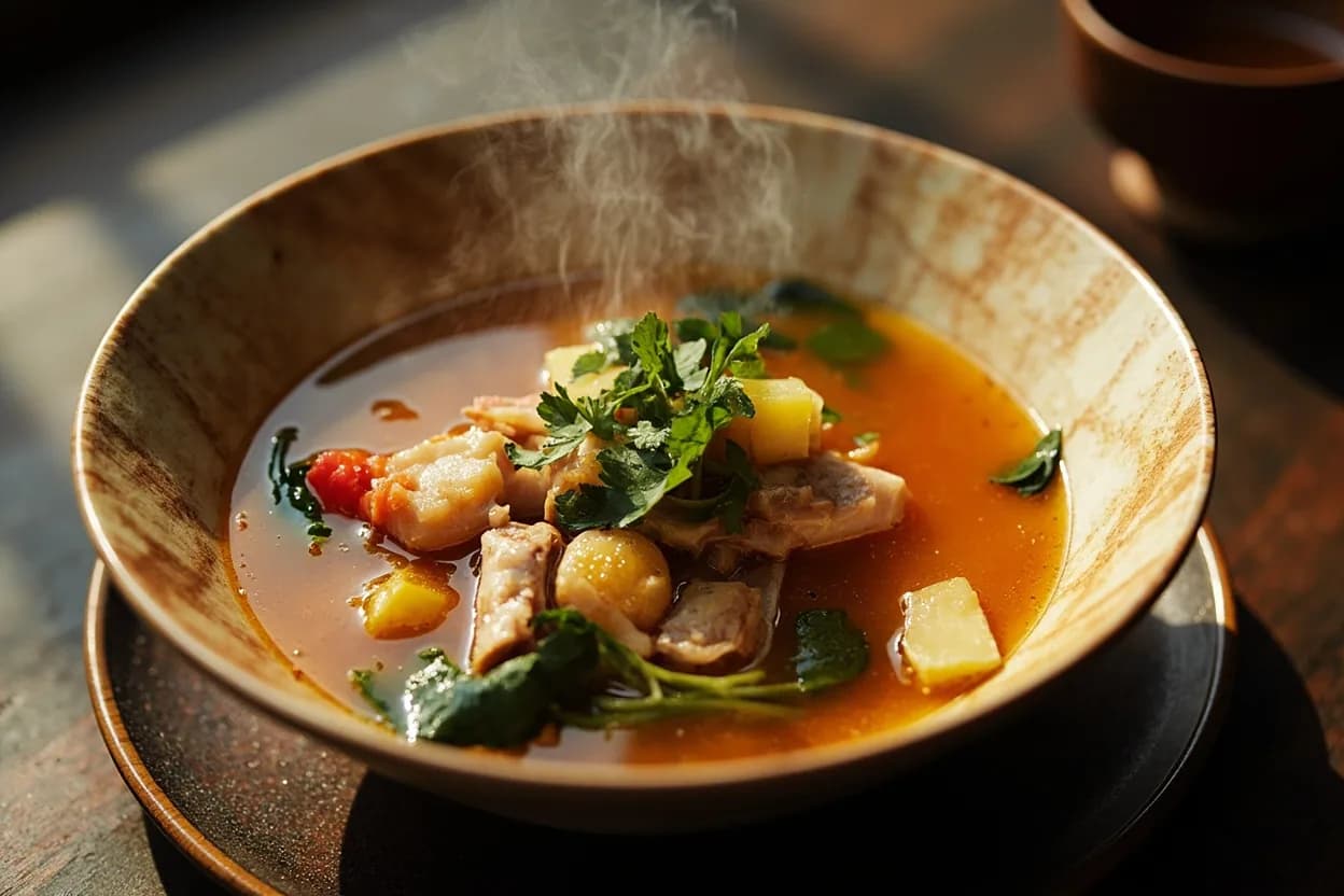 Sour Soup with Fish