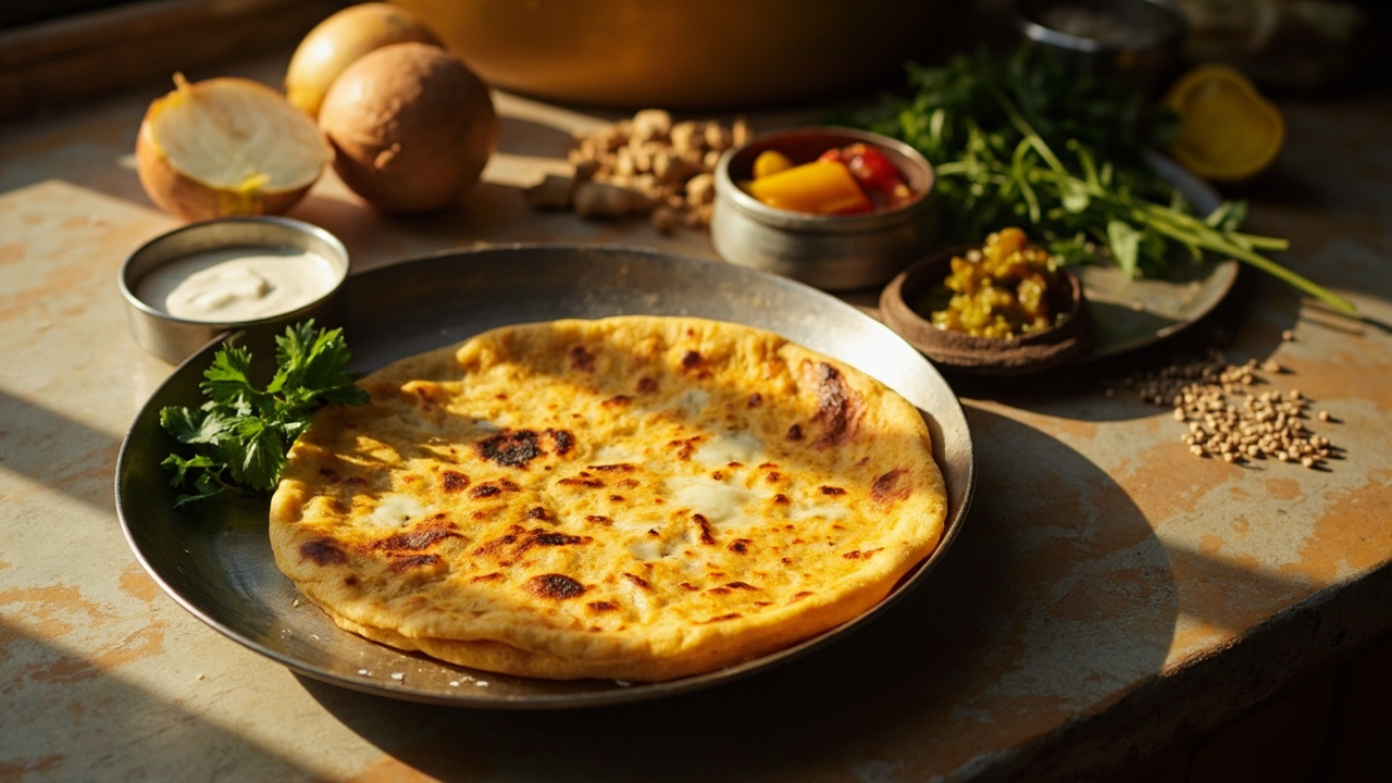Aloo Paratha ki Bhujiya — Spiced Potato Stuffed Flatbread