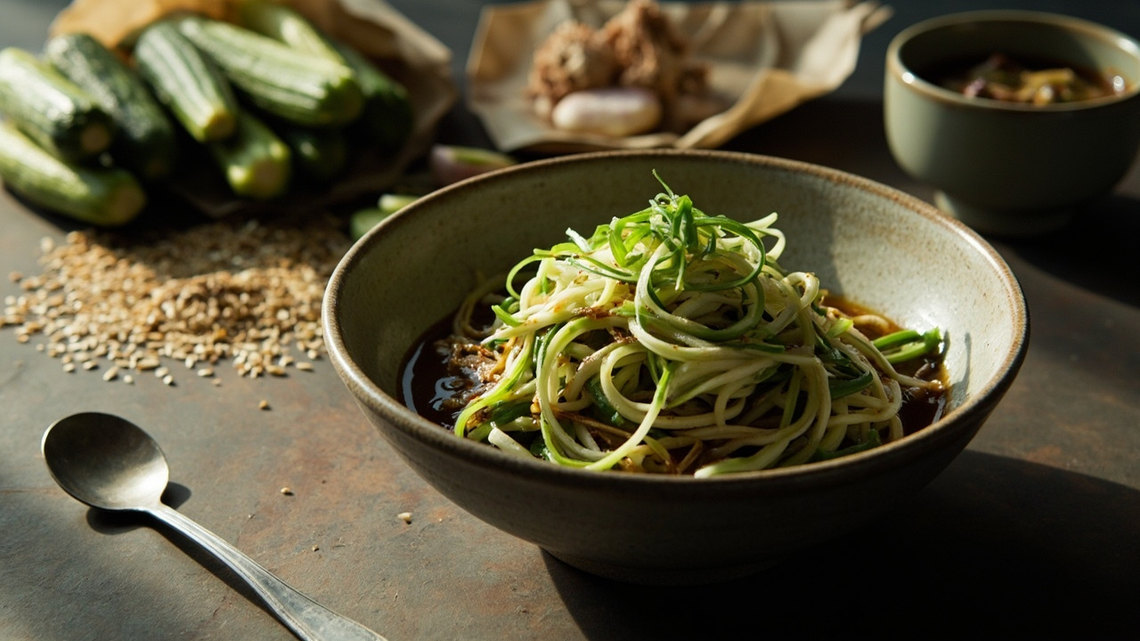 Banchan-Style Sesame Cucumber Salad