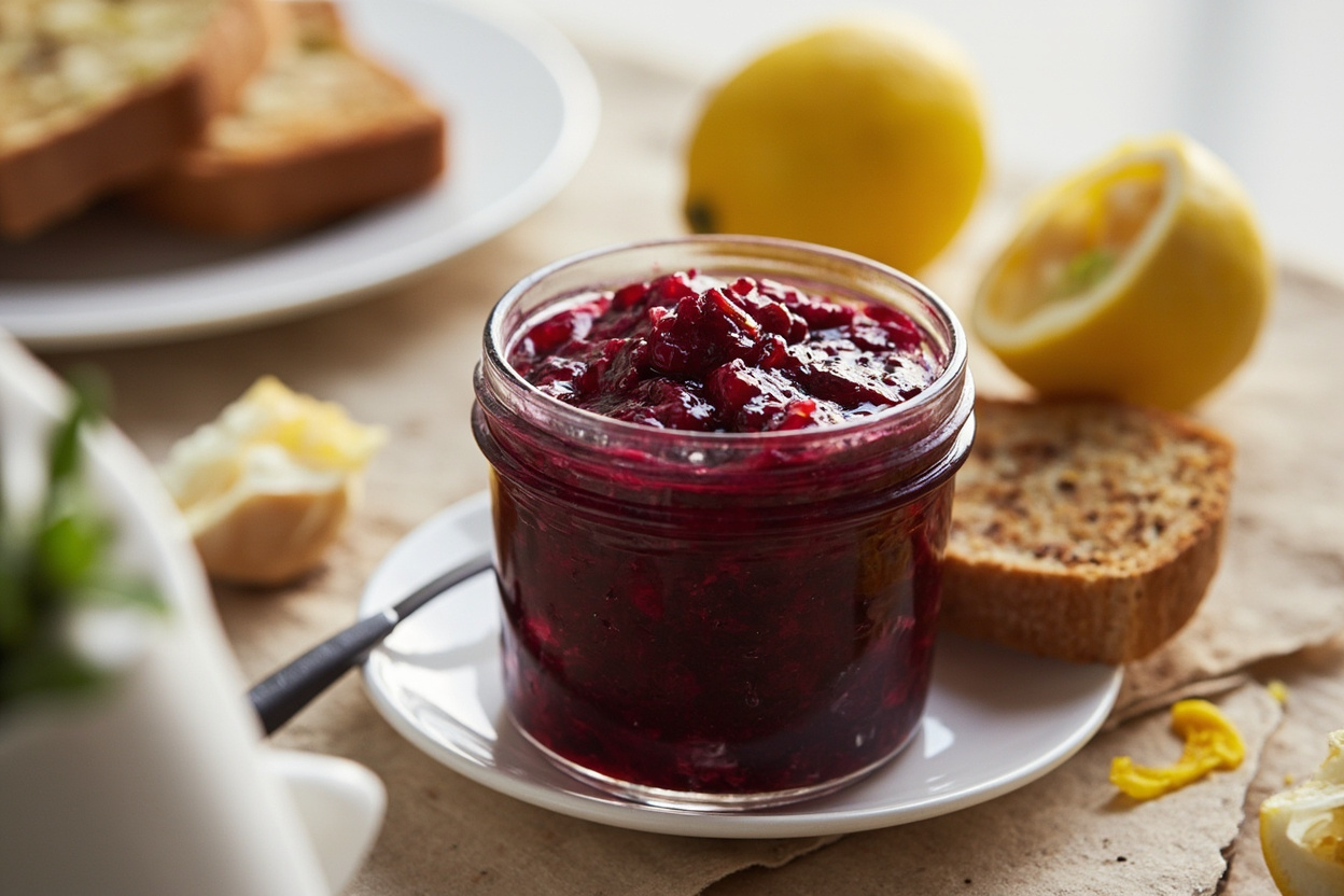 Berry and Lemon Freezer Jam