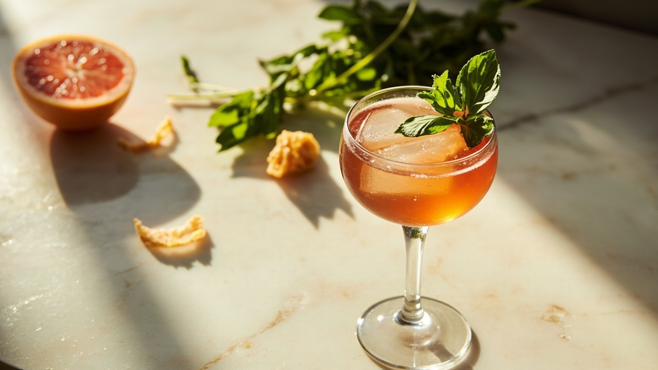 Bittersweet Vermouth & Grapefruit Cooler