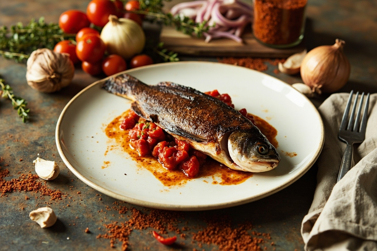 Blackened Trout with Cajun Spice Rub