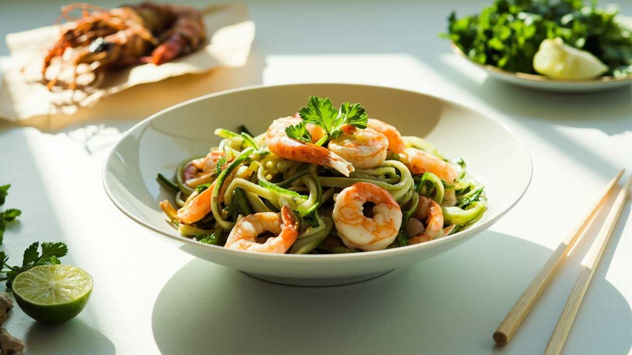 Bright Shrimp and Cucumber Salad