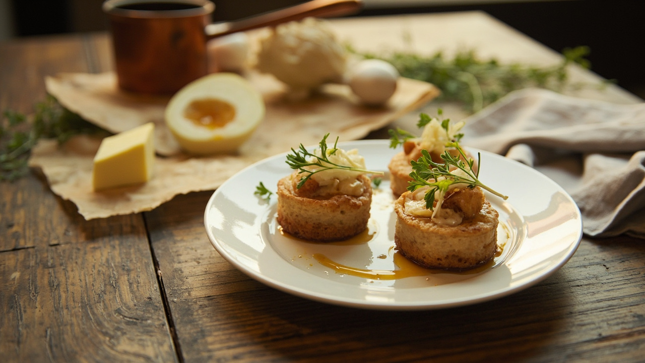 Brown Butter Financiers with Fennel and Honey