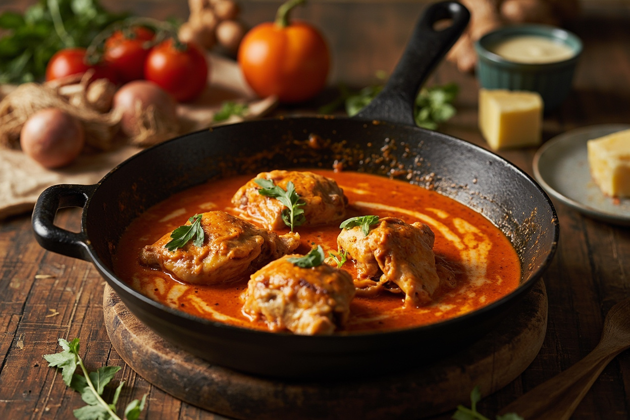 Butter Chicken in Tomato Cream