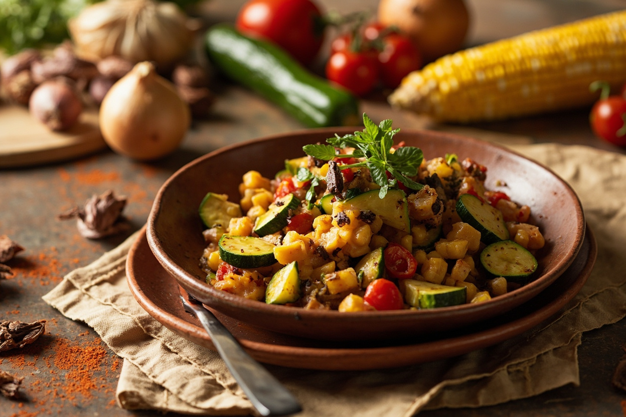 Calabacitas Skillet with Corn and Toasted Chile