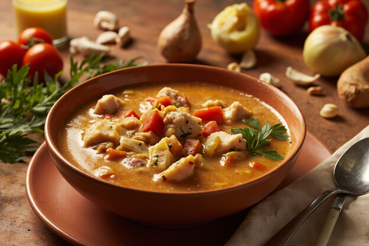 Caribbean Coconut Coastal Cod Stew