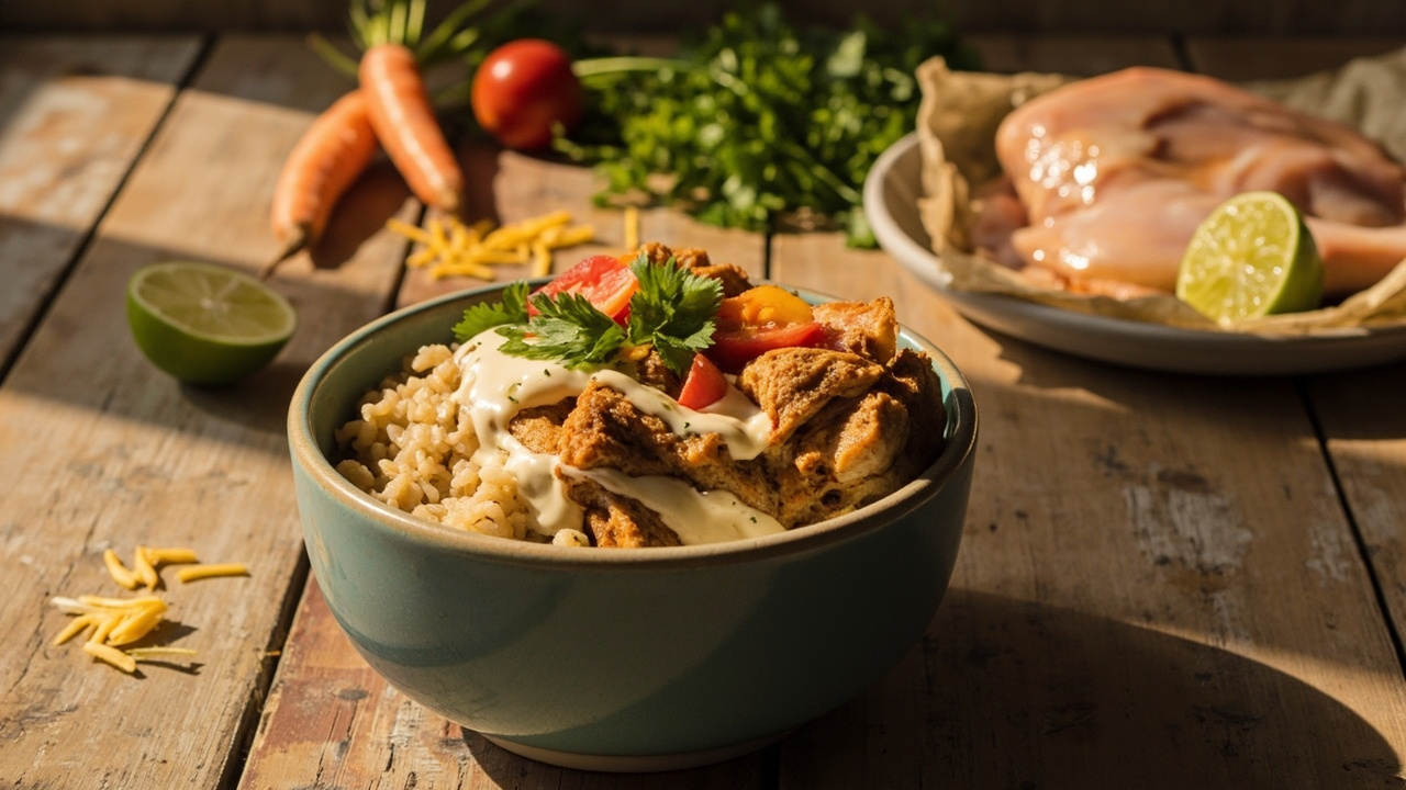 Carmen's Comfort Chicken Rice Bowl