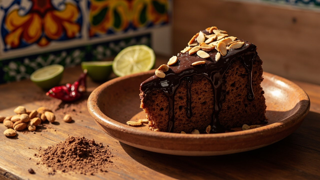 Cayenne Chocolate Almond Cake