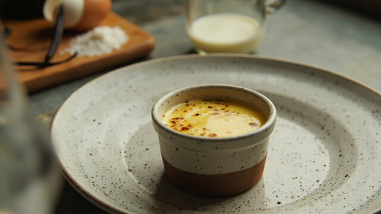 Chia Seed and Vanilla Bean Custard