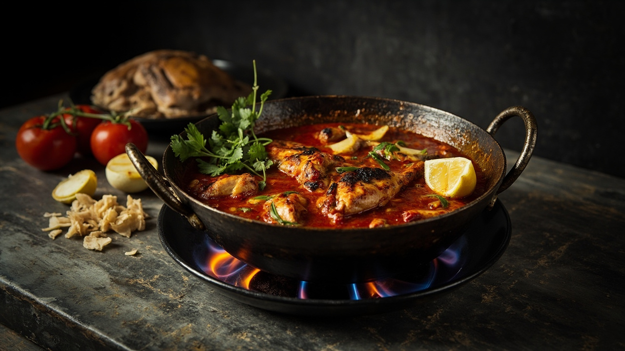 Chicken Karahi: Pakistan's Wok-Fire Chicken with Tomatoes and Ginger