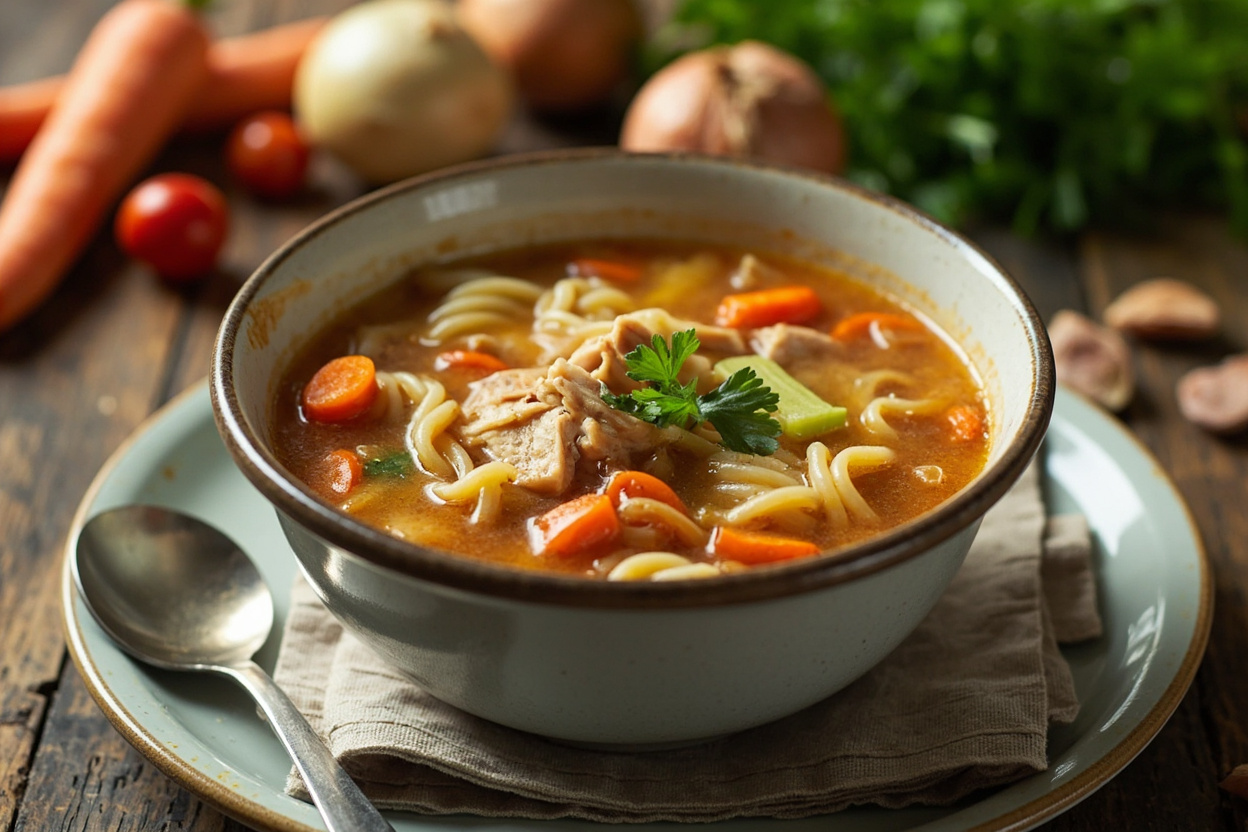 Chicken Noodle Comfort Soup