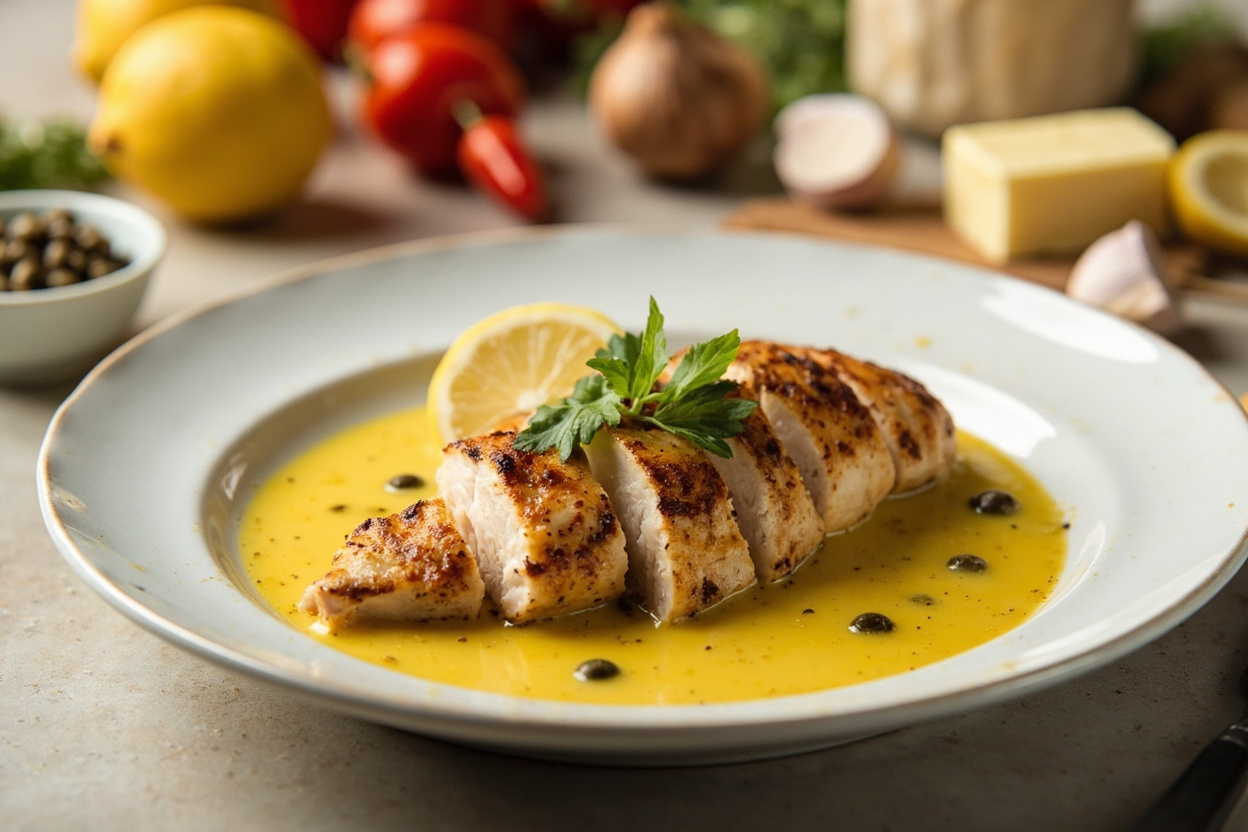 Chicken Piccata with Lemon and Capers