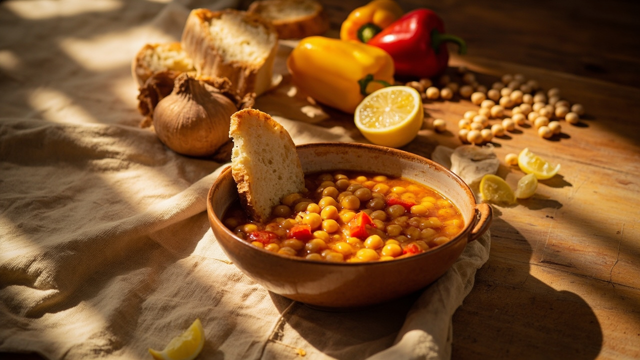 Chickpea and Smoky Bell Pepper Stew