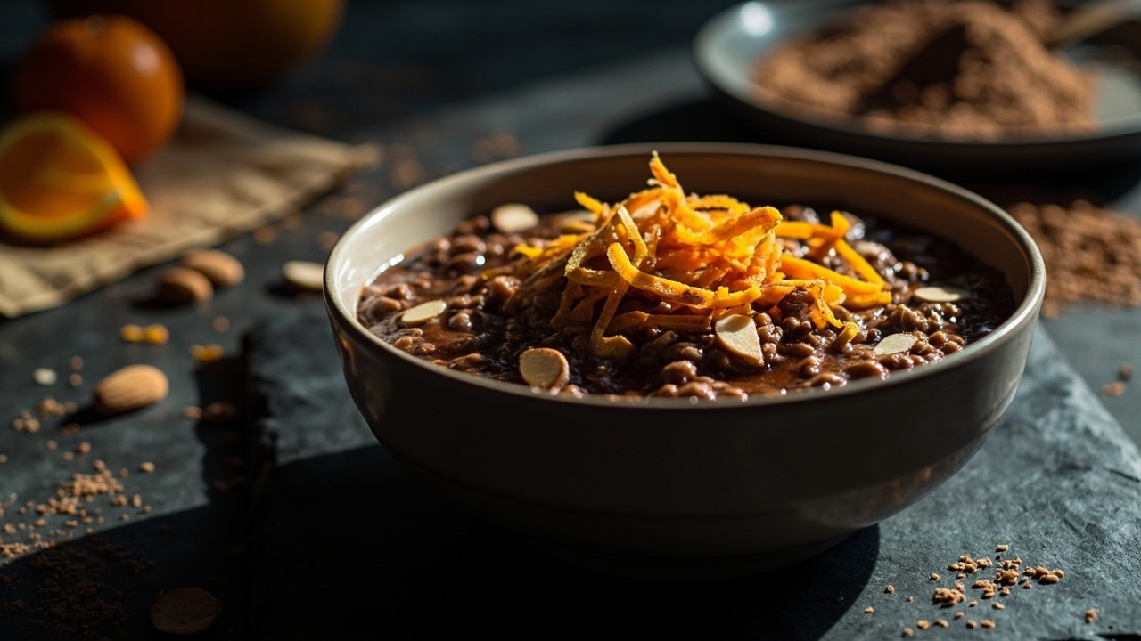 Chocolate Orange Quinoa Porridge