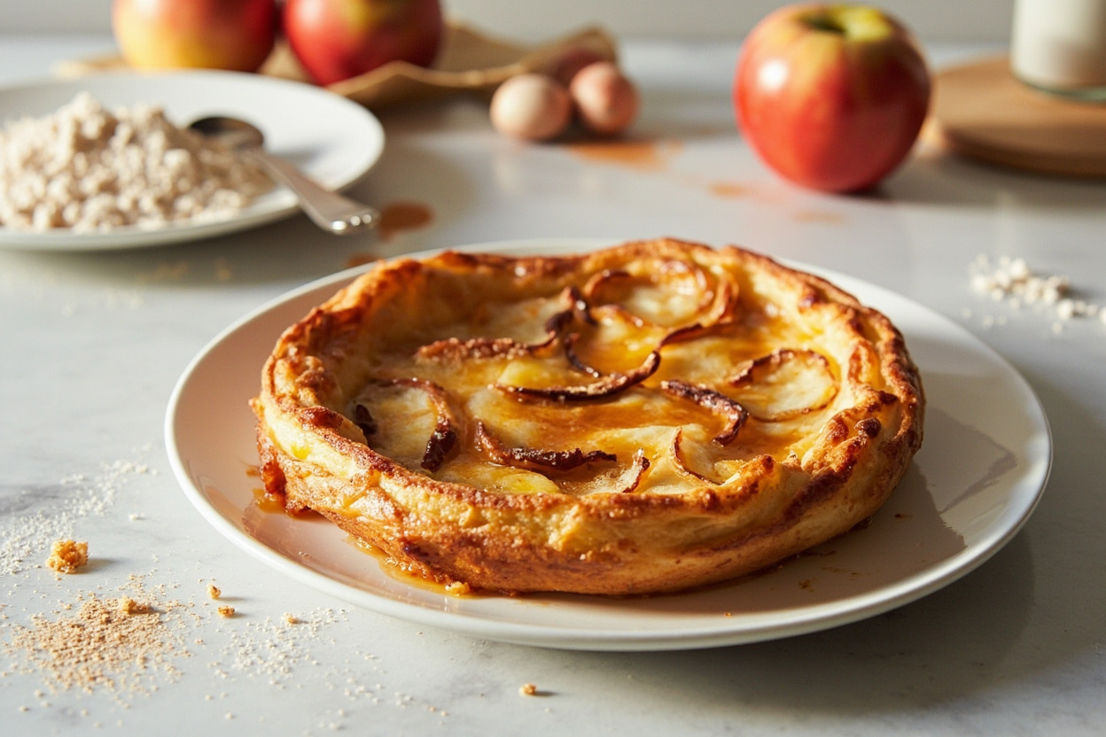 Cinnamon Apple Skillet Dutch Baby