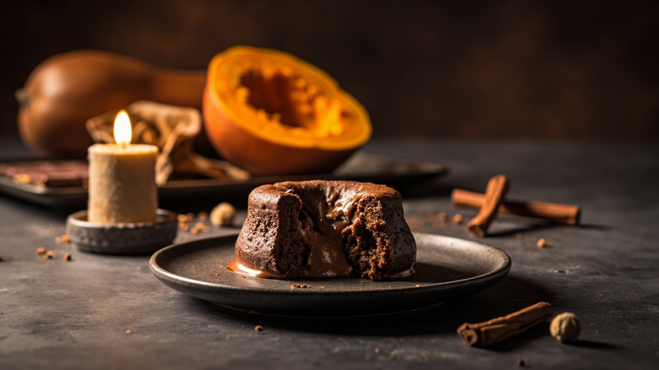 Cinnamon-Spiced Butternut Squash Chocolate Torte