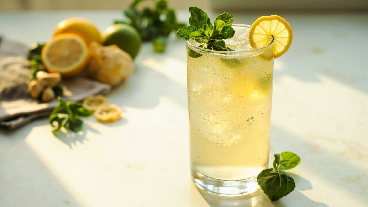 Citrus Basil Spritzer