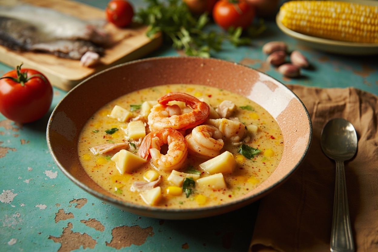 Coastal Shrimp and Corn Chowder